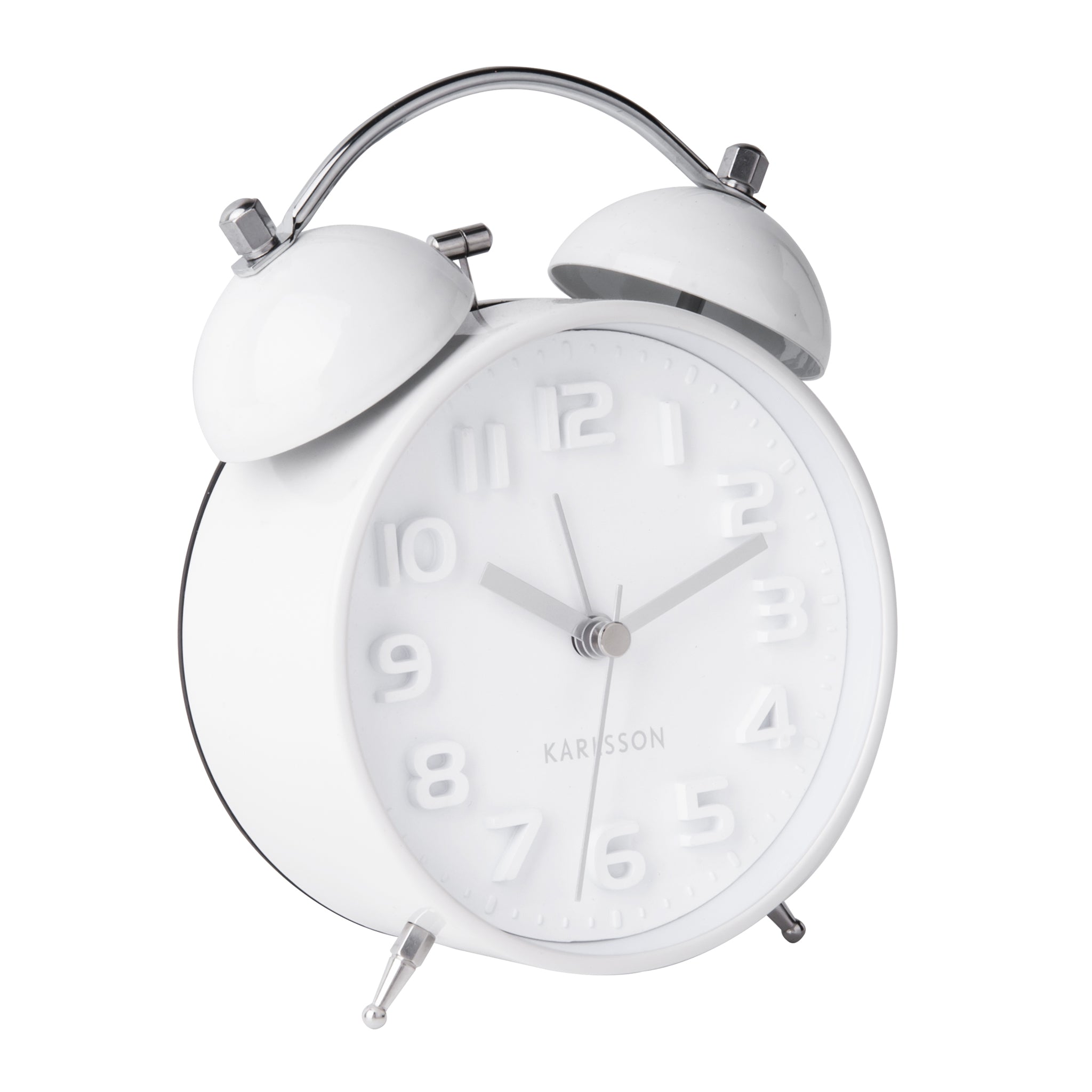 alarm clock white