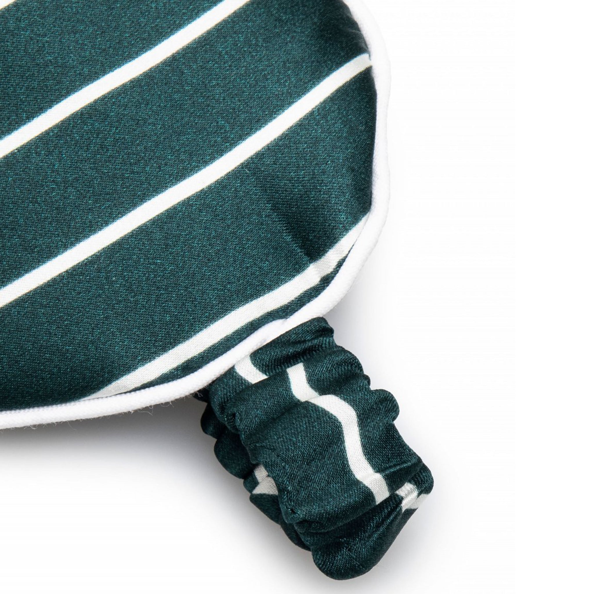 Silk Sleep Mask Striped Green