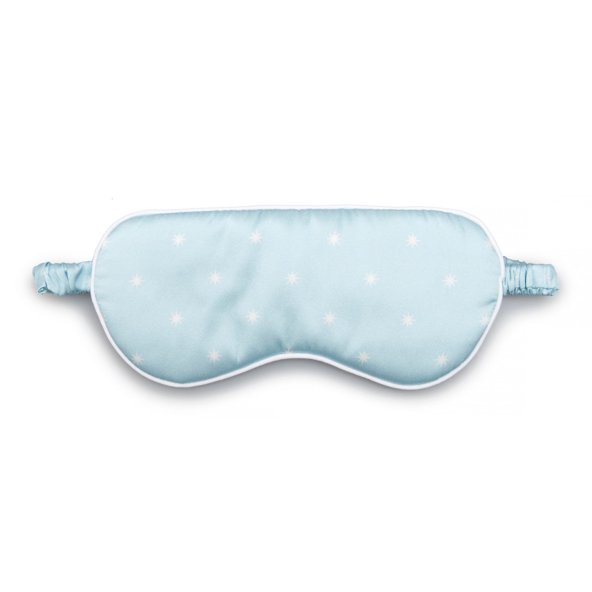 Silk Sleep Mask Blue Stars