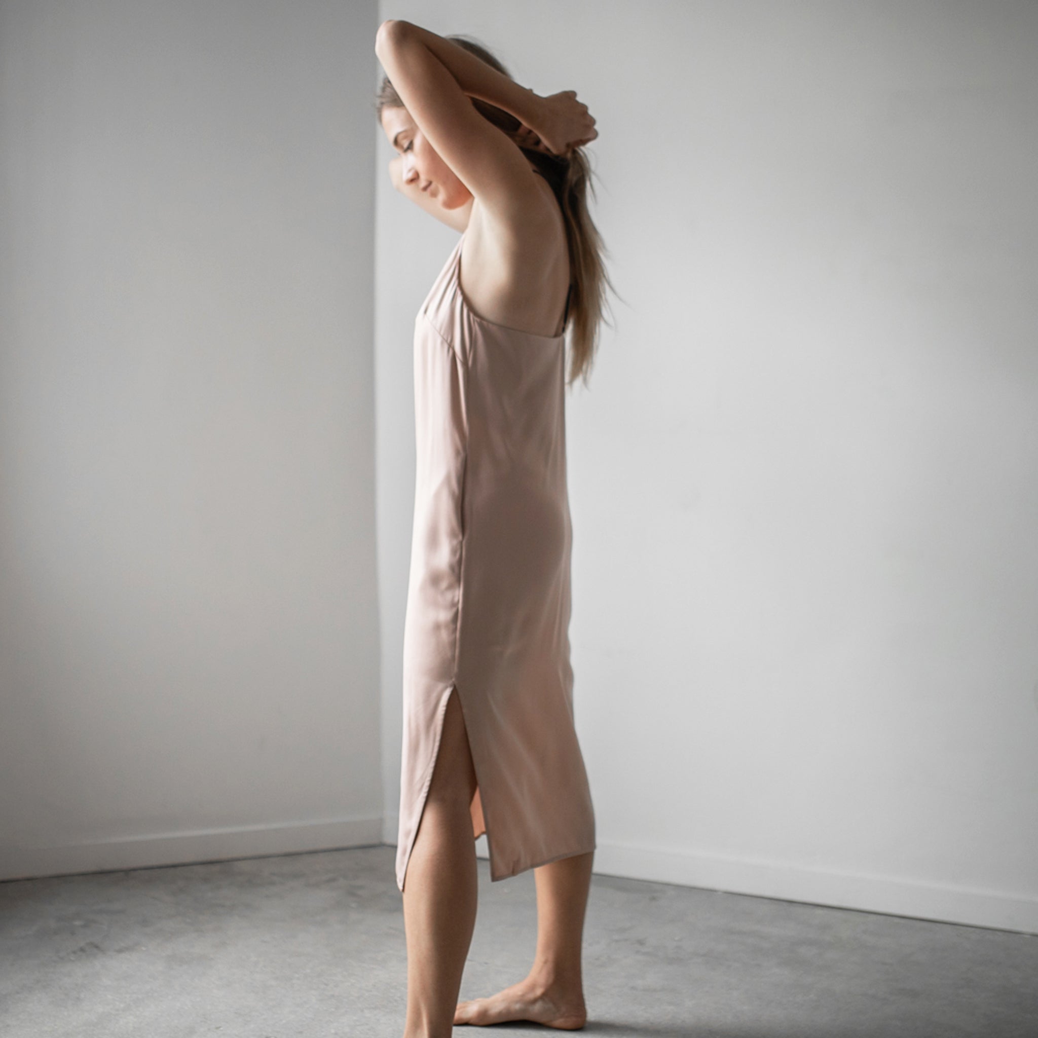 Sleepwear Silk Dress