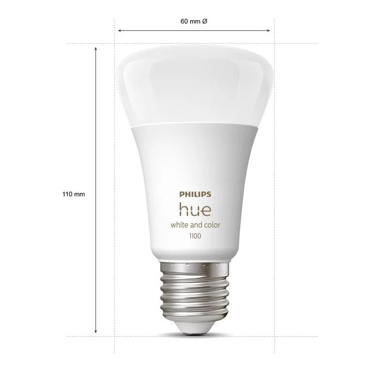 Hue Starter Kit - White And Color Ambiance 11W 1100 lm E27 Set