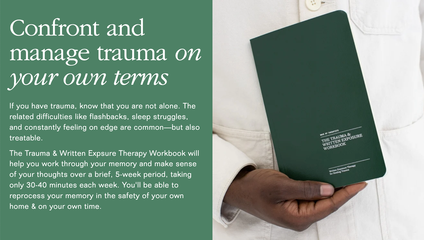 The Trauma & Written Exposure Workbook