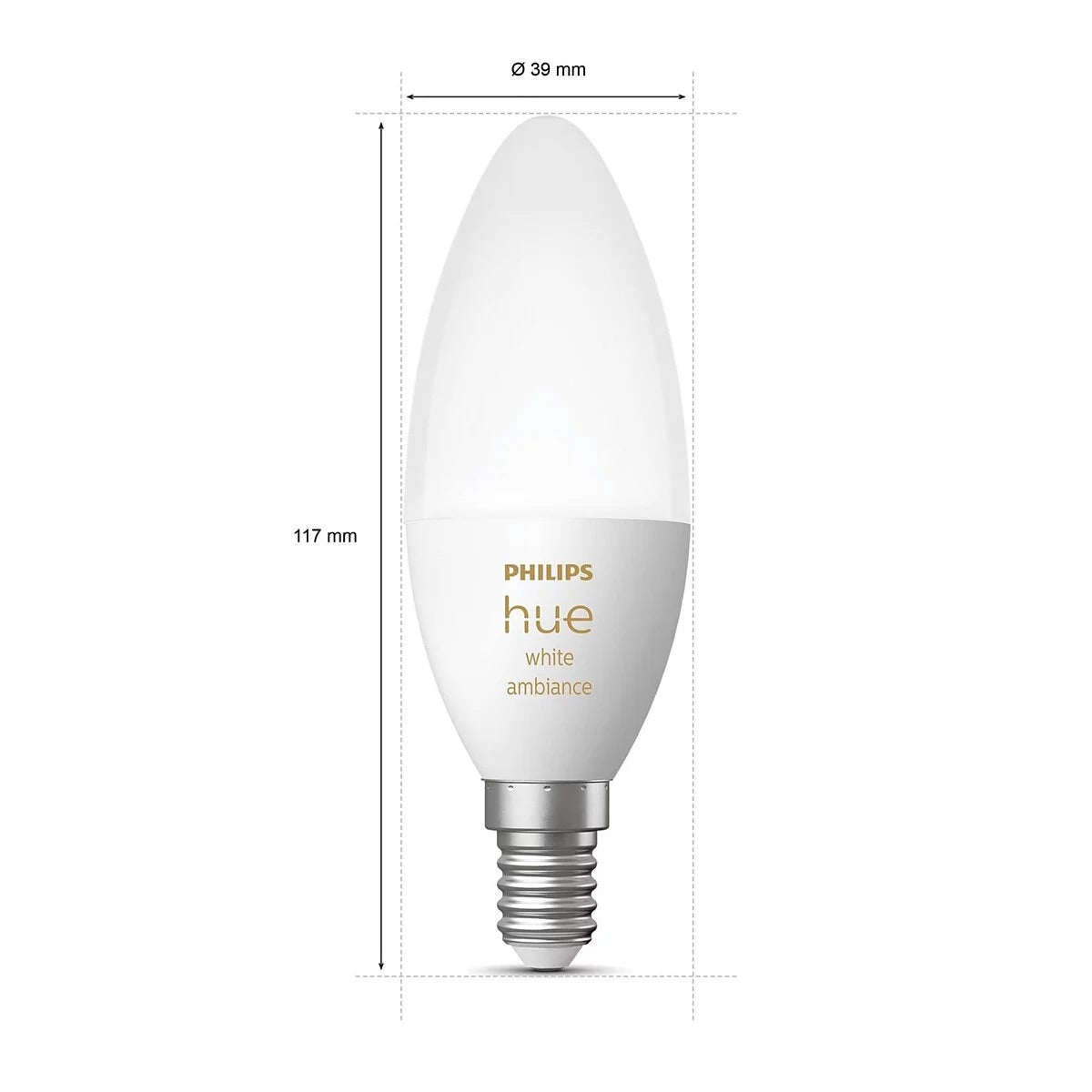 Hue White Ambiance 5.2W 806lm E14 1-Pack BT