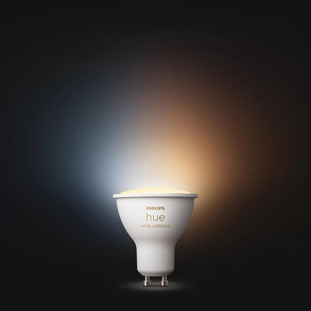 PHILIPS Pack 3 Smart LED bulb GU10 4.3w Hue White Ambiance