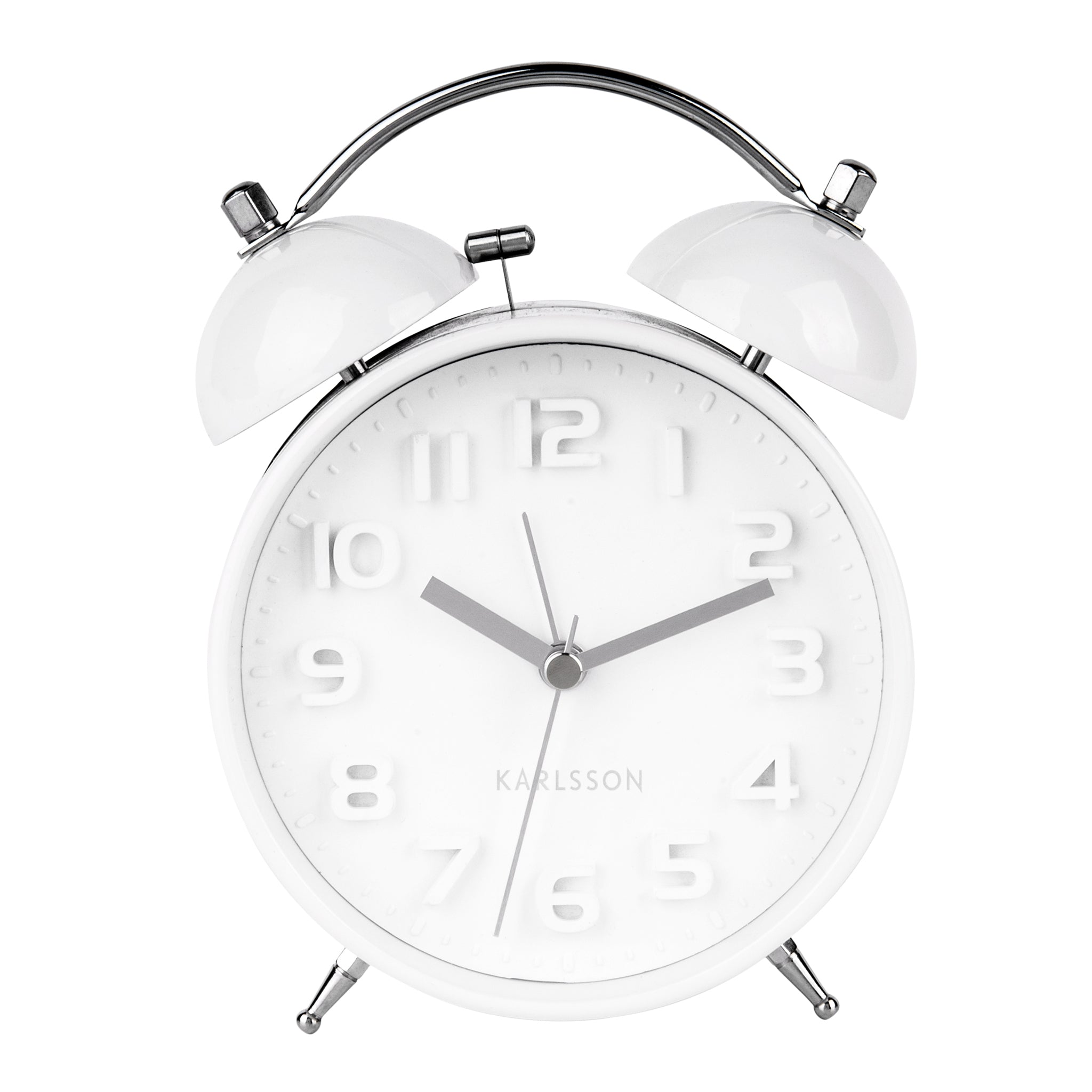 alarm clock white