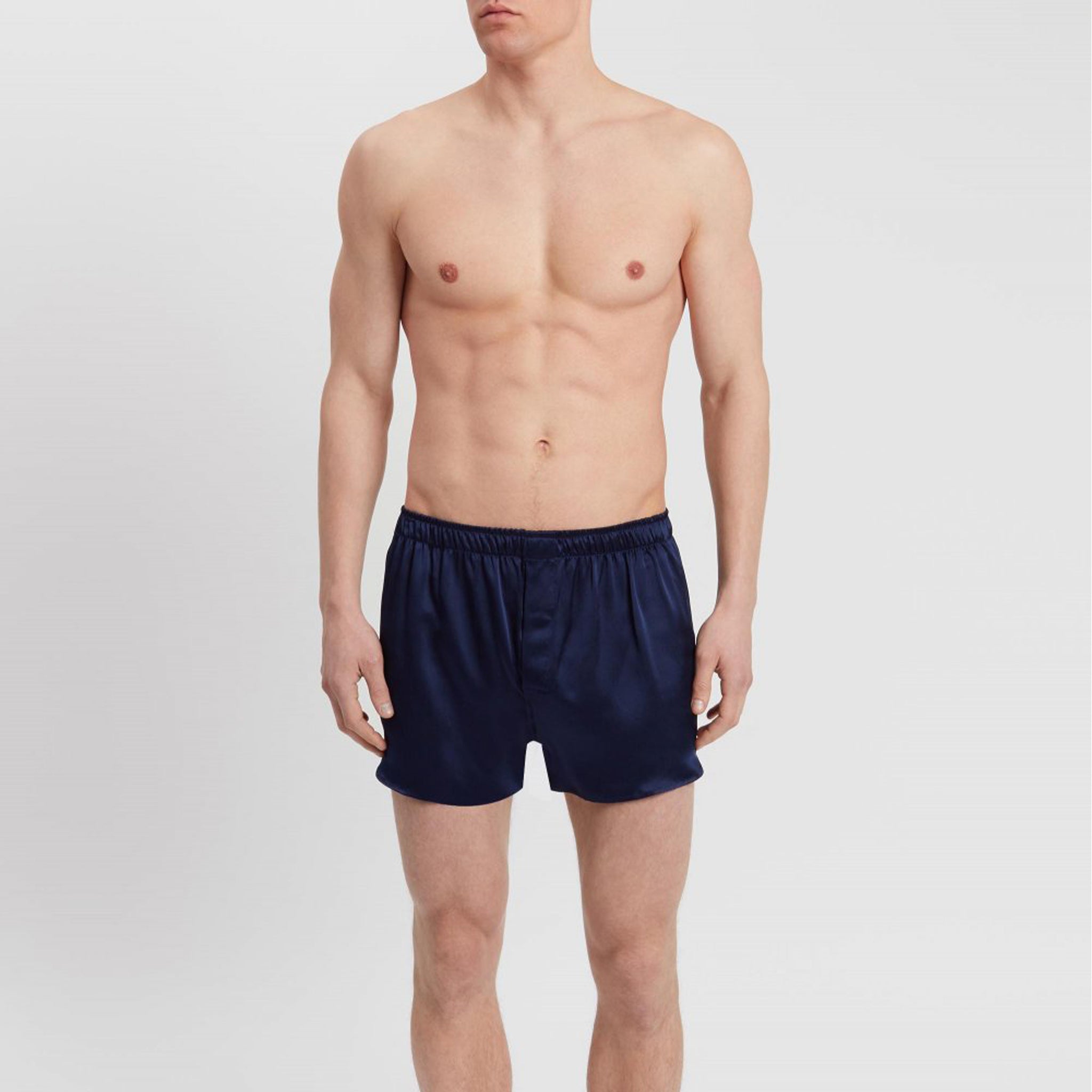 men sleep silk boxer shorts